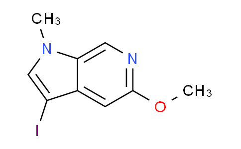 MC266N97 | 2092273-42-0 | 3-iodo-5-methoxy-1-methyl-1H-pyrrolo[2,3-c]pyridine