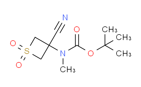 2284675-55-2 | tert-butyl N-(3-cyano-1,1-dioxo-thietan-3-yl)-N-methyl-carbamate