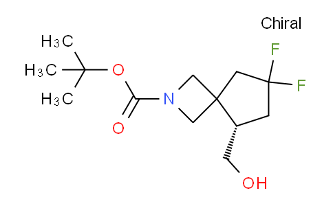 2306252-38-8 | tert-butyl (5S)-7,7-difluoro-5-(hydroxymethyl)-2-azaspiro[3.4]octane-2-carboxylate