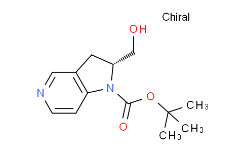 MC267M72 | 2306252-52-6 | tert-butyl (2R)-2-(hydroxymethyl)-2,3-dihydropyrrolo[3,2-c]pyridine-1-carboxylate