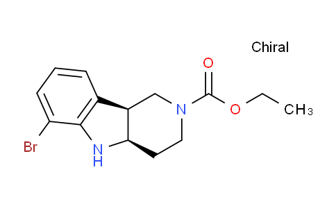 2306249-85-2 | ethyl (4aR,9bS)-6-bromo-1H,2H,3H,4H,4aH,5H,9bH-pyrido[4,3-b]indole-2-carboxylate