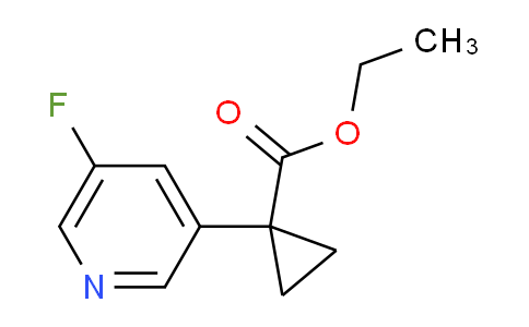 2306268-27-7 | ethyl 1-(5-fluoro-3-pyridyl)cyclopropanecarboxylate