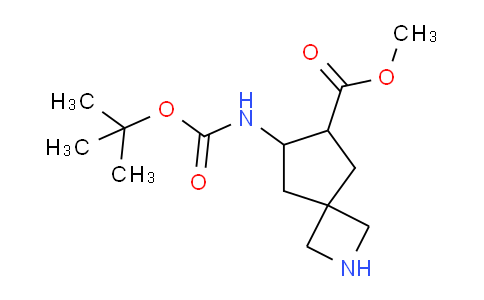 2306261-90-3 | methyl 6-(tert-butoxycarbonylamino)-2-azaspiro[3.4]octane-7-carboxylate