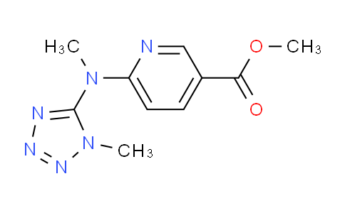 MC268F02 | 2306264-57-1 | methyl 6-[methyl-(1-methyltetrazol-5-yl)amino]pyridine-3-carboxylate