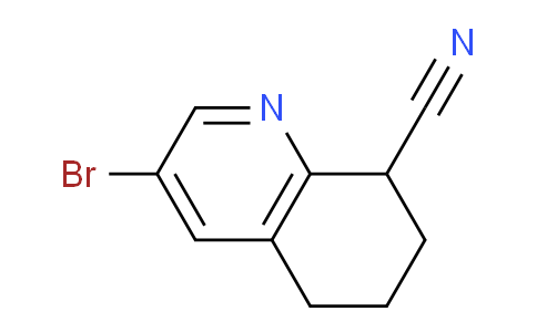 DY268M34 | 2387602-07-3 | 3-bromo-5,6,7,8-tetrahydroquinoline-8-carbonitrile