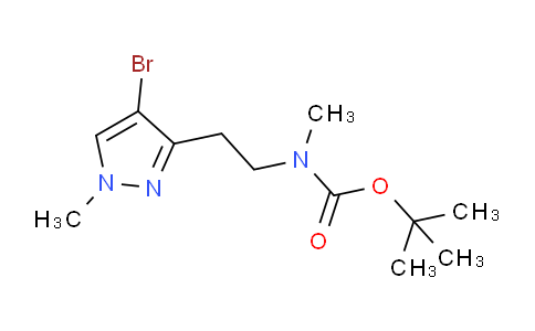 2306264-16-2 | tert-butyl N-[2-(4-bromo-1-methyl-pyrazol-3-yl)ethyl]-N-methyl-carbamate