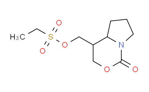 2725790-87-2 | (1-Oxo-3,4,4a,5,6,7-hexahydropyrrolo[1,2-c][1,3]oxazin-4-yl)methyl ethanesulfonate