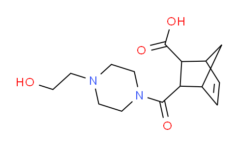 349102-92-7 | 3-[4-(2-hydroxyethyl)piperazine-1-carbonyl]bicyclo[2.2.1]hept-5-ene-2-carboxylic acid