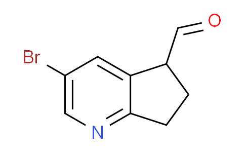 MC26B394 | 1934464-82-0 | 3-bromo-6,7-dihydro-5H-cyclopenta[b]pyridine-5-carbaldehyde