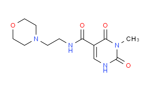 1954433-55-6 | 3-methyl-N-(2-morpholinoethyl)-2,4-dioxo-1H-pyrimidine-5-carboxamide