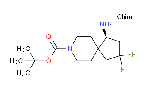 2306246-24-0 | tert-butyl (4S)-4-amino-2,2-difluoro-8-azaspiro[4.5]decane-8-carboxylate