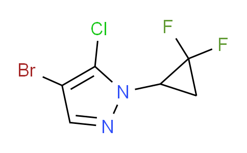 2641062-82-8 | 4-溴-5-氯-1-(2,2-二氟环丙基)吡唑