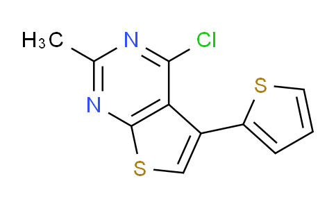 243669-62-7 | 4-chloro-2-methyl-5-(thiophen-2-yl)thieno[2,3-d]pyrimidine