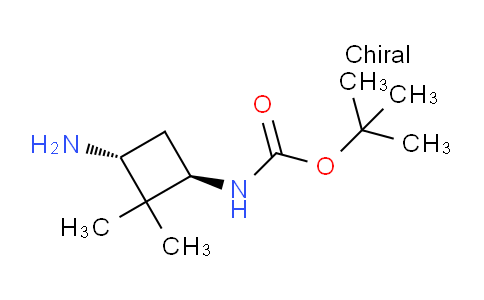 1932171-62-4 | tert-butyl N-[(1R,3R)-3-amino-2,2-dimethyl-cyclobutyl]carbamate