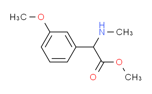 959694-54-3 | methyl 2-(3-methoxyphenyl)-2-(methylamino)acetate