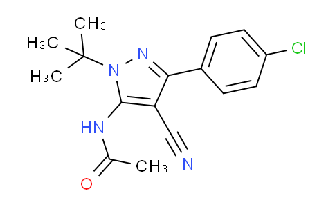DY26D709 | 955962-39-7 | N-[1-(tert-butyl)-3-(4-chlorophenyl)-4-cyano-1H-pyrazol-5-yl]acetamide