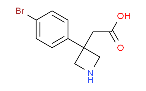 1804130-05-9 | 2-[3-(4-Bromophenyl)azetidin-3-yl]acetic acid