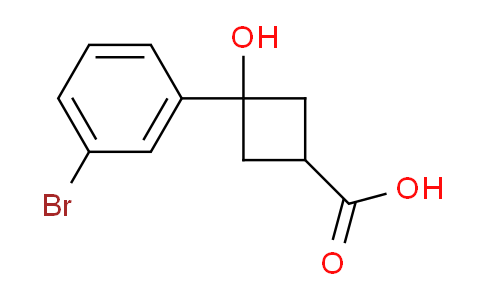 1824170-45-7 | 3-(3-bromophenyl)-3-hydroxycyclobutane-1-carboxylic acid