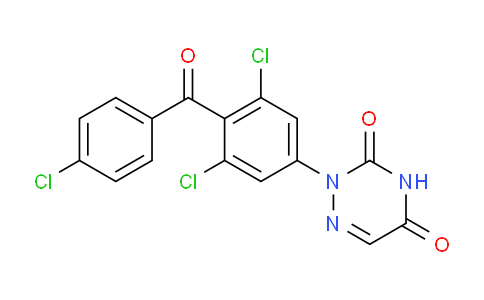 133648-81-4 | 2-(3,5-Dichloro-4-(4-chlorobenzoyl)phenyl)-1,2,4-triazine-3,5(2H,4H)-dione