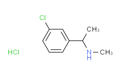 39959-81-4 | 1-(3-氯苯基)-N-甲基乙胺盐酸盐