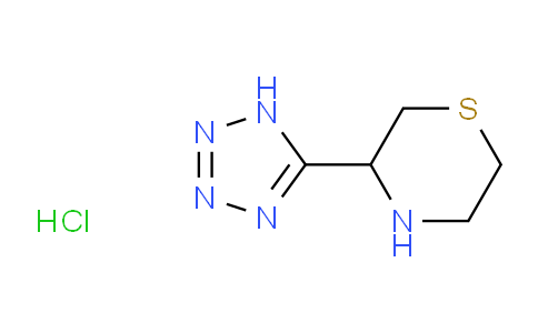 1797775-73-5 | 3-(1H-1,2,3,4-tetrazol-5-yl)thiomorpholine hydrochloride