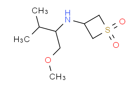 MC26H737 | 1865096-64-5 | 3-[(1-methoxy-3-methylbutan-2-yl)amino]-1λ⁶-thietane-1,1-dione