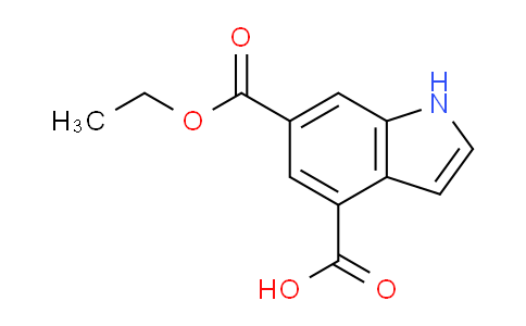 1638768-65-6 | 6-(ethoxycarbonyl)-1H-indole-4-carboxylic acid