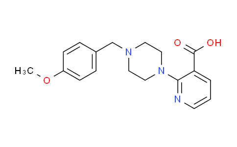 MC26M126 | 247117-88-0 | 2-{4-[(4-Methoxyphenyl)methyl]piperazin-1-yl}pyridine-3-carboxylic acid