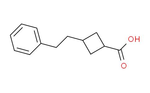1643874-09-2 | 3-(2-phenylethyl)cyclobutanecarboxylic acid