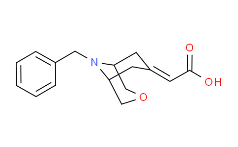 1638767-31-3 | 2-(9-benzyl-3-oxa-9-azabicyclo[3.3.1]nonan-7-ylidene)acetic acid