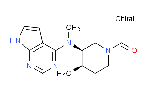 DY26N070 | 2227199-28-0 | (3R,4R)-4-methyl-3-[methyl(7H-pyrrolo[2,3-d]pyrimidin-4-yl)amino]piperidine-1-carbaldehyde
