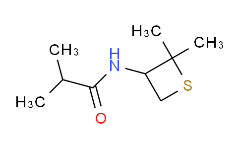 1862415-68-6 | N-(2,2-二甲基硫杂环丁烷-3-基)-2-甲基丙酰胺