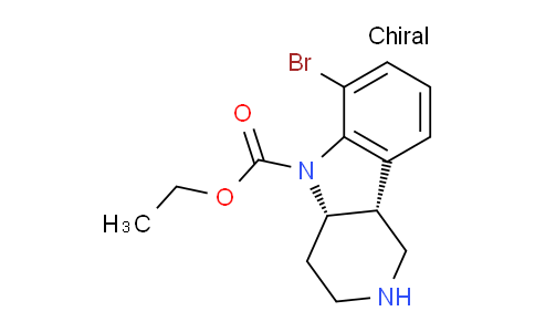 2306249-80-7 | ethyl (4aS,9bR)-6-bromo-1H,2H,3H,4H,4aH,5H,9bH-pyrido[4,3-b]indole-5-carboxylate