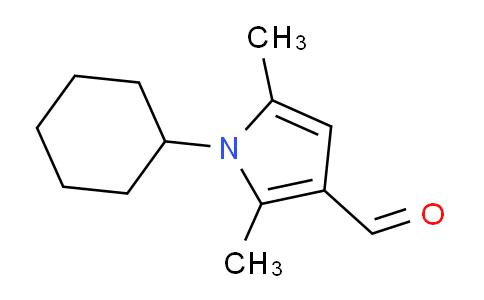 35711-41-2 | 1-cyclohexyl-2,5-dimethyl-1H-pyrrole-3-carbaldehyde