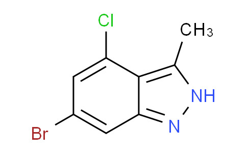 1824051-68-4 | 6-bromo-4-chloro-3-methyl-2H-indazole