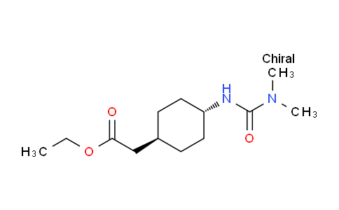 1642586-63-7 | ethyl trans-2-[4-(dimethylcarbamoylamino)cyclohexyl]acetate