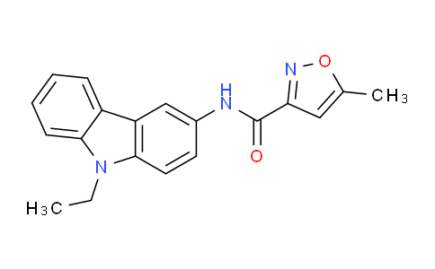MC26S396 | 322723-35-3 | N-(9-Ethyl-9H-carbazol-3-yl)-5-methyl-3-isoxazolecarboxamide
