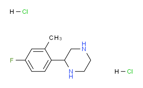 1986728-42-0 | 2-(4-氟-2-甲基-苯基)哌嗪二盐酸盐