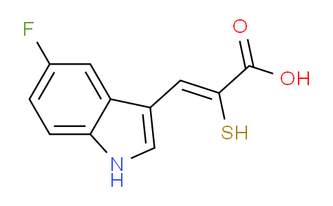 181765-30-0 | 2-丙烯酸，3-(5-氟-1H-吲哚-3-基)-2-巯基-, (Z)- (9CI)