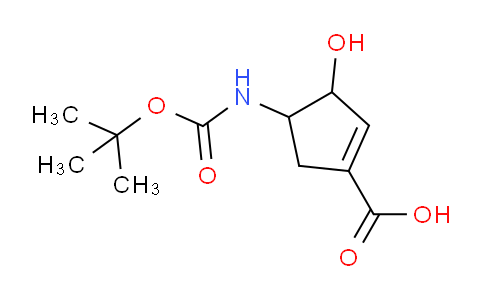 1824215-02-2 | 4-(tert-butoxycarbonylamino)-3-hydroxy-cyclopentene-1-carboxylic acid