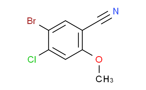 1239838-17-5 | 5-Bromo-4-chloro-2-methoxybenzonitrile