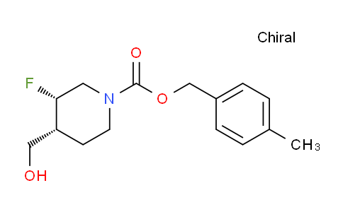 1952294-75-5 | (4-methylphenyl)methyl (3S,4R)-3-fluoro-4-(hydroxymethyl)piperidine-1-carboxylate