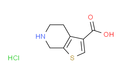 1052520-71-4 | 4,5,6,7-tetrahydrothieno[2,3-c]pyridine-3-carboxylic acid hydrochloride