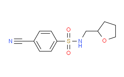 1016790-21-8 | 4-cyano-N-(oxolan-2-ylmethyl)benzene-1-sulfonamide