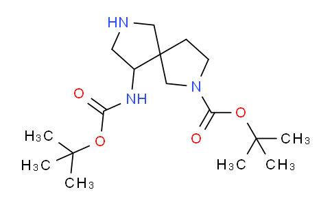 MC26W445 | 2306269-23-6 | tert-butyl 9-(tert-butoxycarbonylamino)-2,7-diazaspiro[4.4]nonane-2-carboxylate