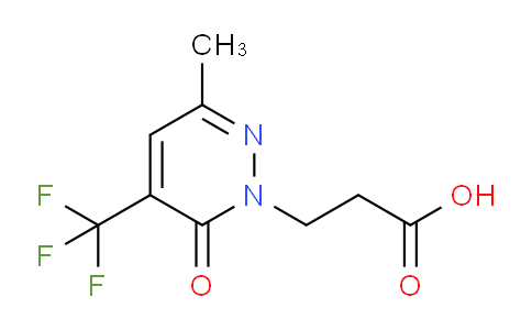 1955492-99-5 | 3-[3-methyl-6-oxo-5-(trifluoromethyl)-1,6-dihydropyridazin-1-yl]propanoic acid