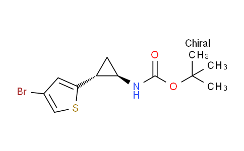 1818258-10-4 | N-[(1R,2R)-2-(4-溴-2-噻吩基)环丙基]氨基甲酸叔丁酯