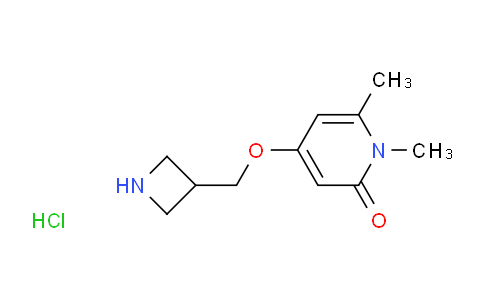 1824063-79-7 | 4-[(azetidin-3-yl)methoxy]-1,6-dimethyl-1,2-dihydropyridin-2-one hydrochloride