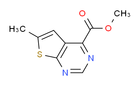 2306268-20-0 | methyl 6-methylthieno[2,3-d]pyrimidine-4-carboxylate