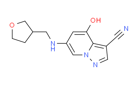 MC26Z421 | 2649420-15-3 | 4-hydroxy-6-(tetrahydrofuran-3-ylmethylamino)pyrazolo[1,5-a]pyridine-3-carbonitrile